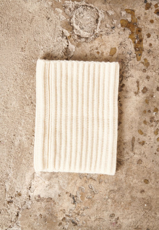 Écharpe cachemire 12 fils écru femme - UNI 18 - Studio cashmere8