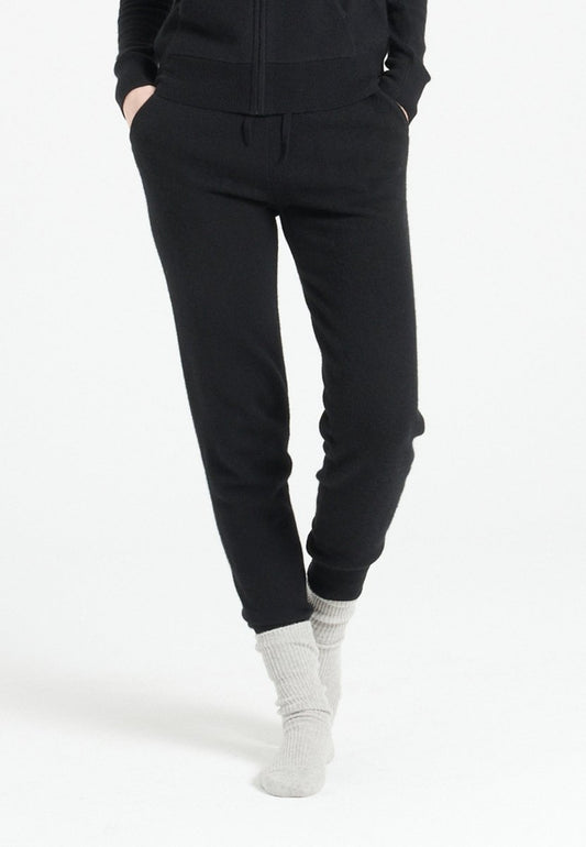 Pantalon cachemire noir femme - LILLY 11 - Studio cashmere8