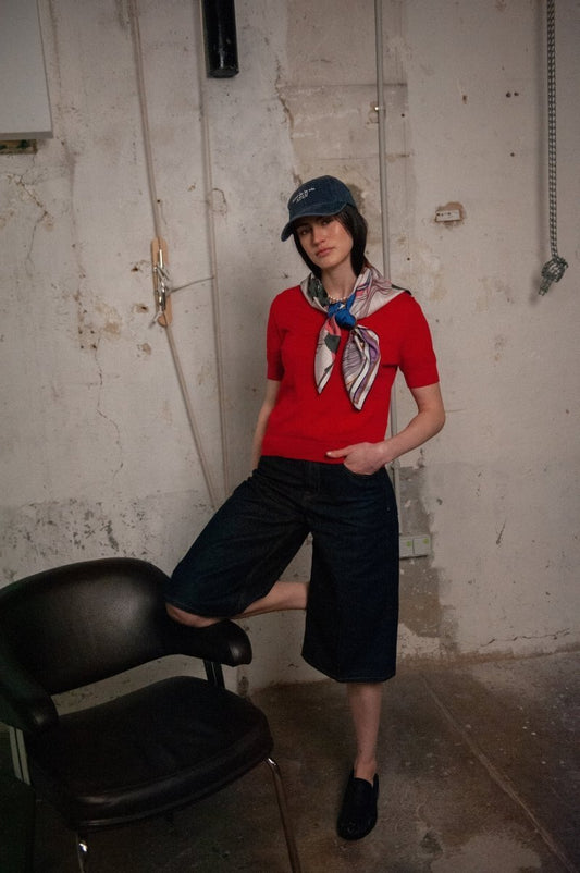 Le t-shirt en cachemire, nouvel essentiel du vestiaire d’été ? - Studio cashmere8