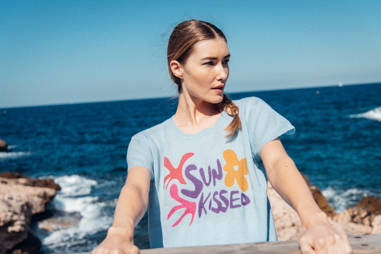 t-shirt cachemire femme Studio Cashmere8