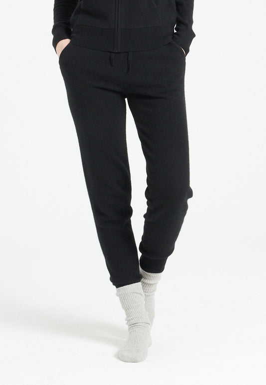 Pantalon cachemire noir femme - LILLY 11