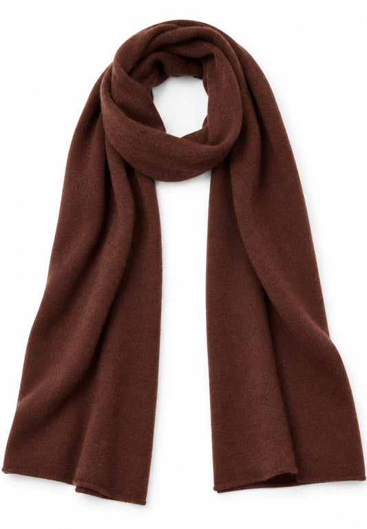 Écharpe unisex en cachemire marron - UNI 1