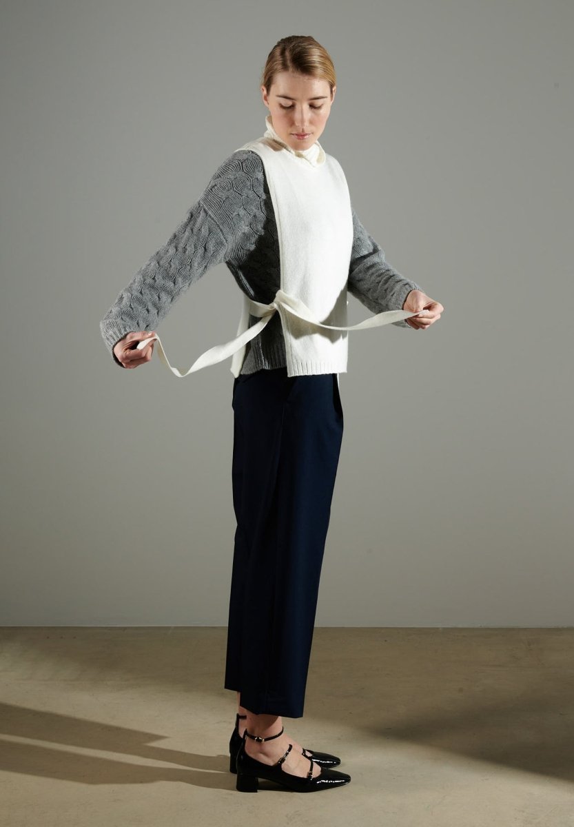 Strick Cardigan Kaschmir Strickjacke Strickjacke Stehkragen Damen